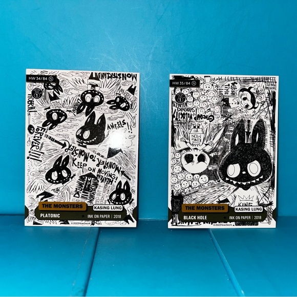 ⭐️ How2Work The Monsters Series 1 Collectible Trading Cards - 1st Ed. - 2 cards - Picture 1 of 4